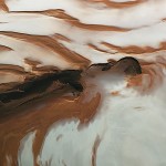 Les régions polaires de Mars entre deux saisons