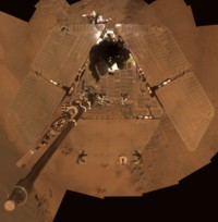 Un rover poussiéreux