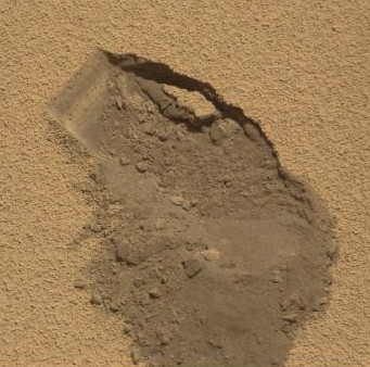 Les premiers résultats d’analyse de roc de Curiosity