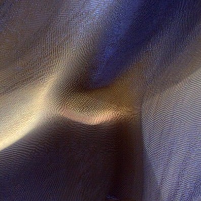 Paysages hivernaux sur Mars
