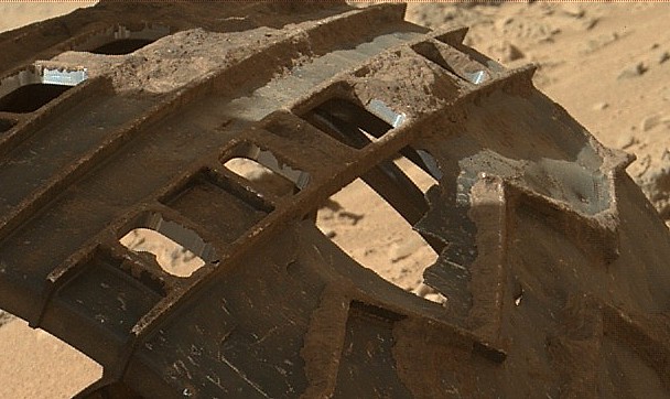 L’usure des roues de Curiosity