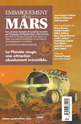 Der de couverture livre Embarquement pour Mars