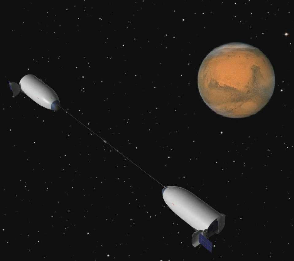 Le Mars Colonization Transport réduit les facteurs de stress du voyage