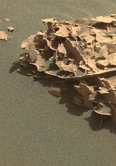 Curiosity au pied de la rampe VRR